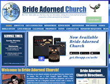 Tablet Screenshot of abrideadornedchurch.org